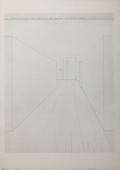 CHRISTO Javacheff (1935-2020) Corridor Store Front (Project), 1966-67 4 estampes...