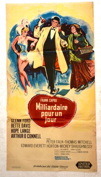  MILLIARDAIRE POUR UN JOUR, 1961 
De Frank Capra 
Avec Glenn Ford et Bette Davis...
