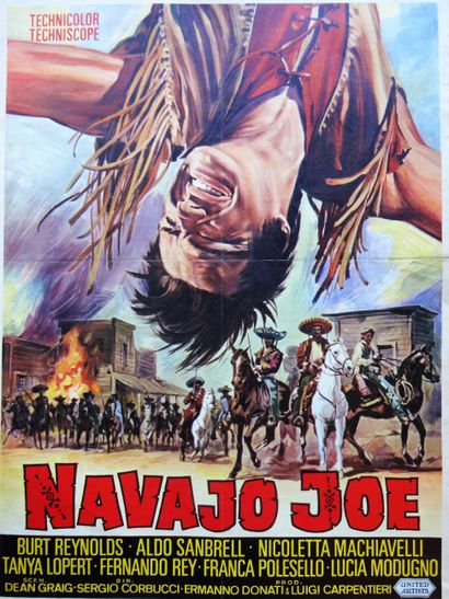  NAVAJO JOE, 1966 
De Sergio Corbucci 
Avec Burt Reynolds et Aldo Sanbrell 
Affiche...