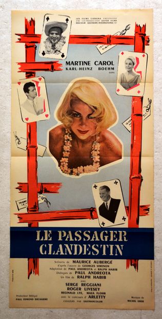 null LE PASSAGER CLANDESTIN, 1958 

De Ralph Habib

Avec Martine Carol et Karlheinz...