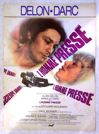  L'HOMME PRESSE, 1977 
De Edouard Molinaro 
Avec Alain Delon et Mireille Darc 
Imp....