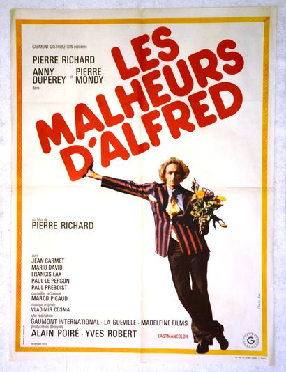 LES MALHEURS D'ALFRED, 1972 
De Pierre Richard...