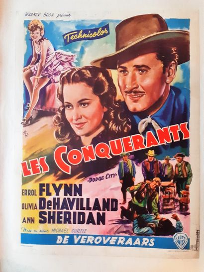 null THE CONQUERORS, 1939

By Michael Curtiz

With Errol Flynn and Olivia de Havilland

Canvas...
