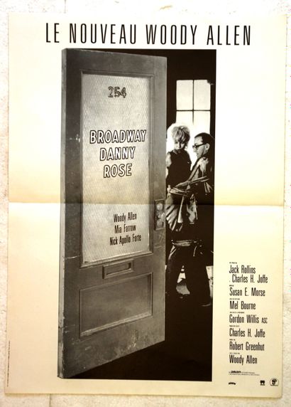  BRODWAY DANNY ROSE, 1984 
De Woody Allen 
Avec Woody Allen et Mia Farrow 
Imp.Lalande-Courbet...