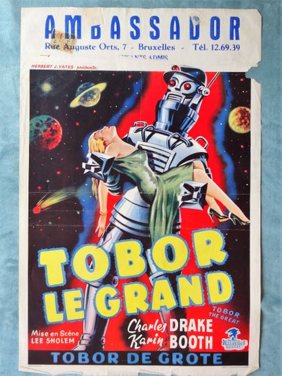 null TOBOR THE GREAT, 1954 

By Lee Sholem 

With Charles Drake and Karin Booth 

Poster...