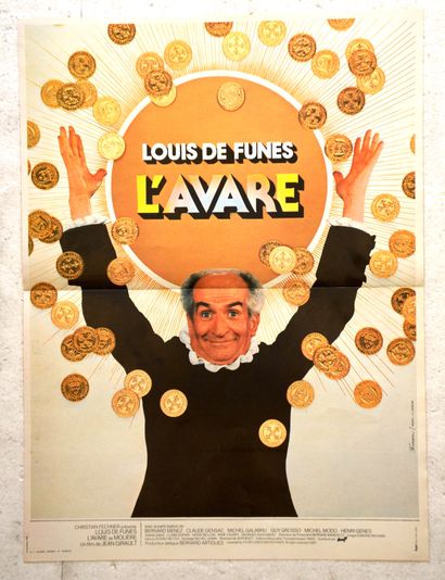  L'AVARE, 1980 
De Louis de Funès 
Avec Louis de Funès et Franck Cabot-David 
Imp.Lalande-Courbet...