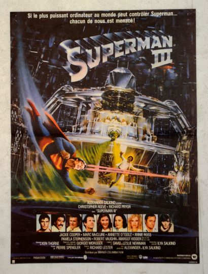  SUPERMAN 3, 1983 
De Richard Lester 
Avec Christopher Reeve et Richard Pryor 
Imp.Lalande-Courbet...