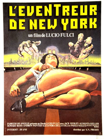 L'EVENTREUR DE NEW YORK, 1982 
De Lucio Fulci...
