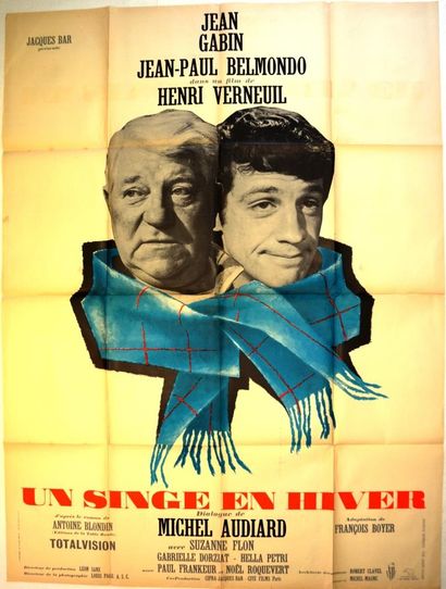UN SINGE EN HIVER, 1962 
De Henri Verneuil...