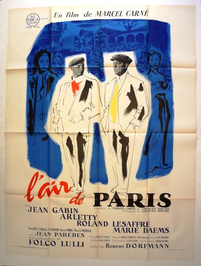 null L'AIR DE PARIS, 1954

De Robert Dorfmann

Avec Jean Gabin et Arletty

Imp. Affiches...
