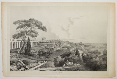 null 289 - HÉRAULT. "General view of MONTPELLIER. Languedoc" Villeneuve Sculp. 1834....