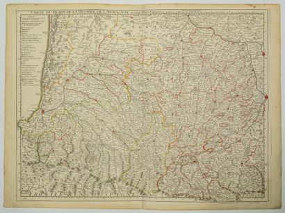 null 304 - « Carte du BÉARN, de la BIGORRE, de L’ARMAGNAC et des Pays voisins, par...