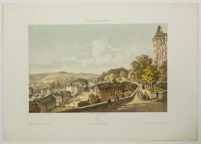 null 311 - PYRÉNÉES-ATLANTIQUES. « PAU, vue prise de la terrasse du Château. ». Série...