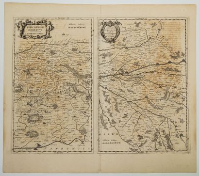 null 426 - Map XVIIth c. : LE PERCHE. LE BLÉSOIS " Perchensis comitatus. La Perche...