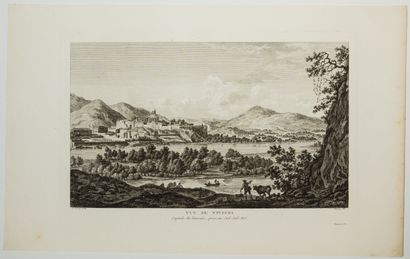 null 180 - ARDÈCHE. "View of VIVIERS, Capital of Vivarais, taken from the South-South-East."...