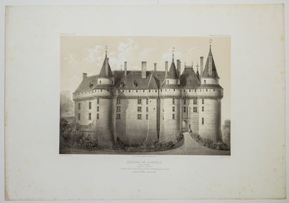 null 410 - INDRE-ET-LOIRE (37) - "Château de LANGEAIS, Façade sur la ville, Canton...