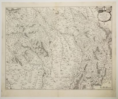 null 170 - XVIIth map of the MARNE and the ARDENNES. "Diocese of RHEIMS, and the...