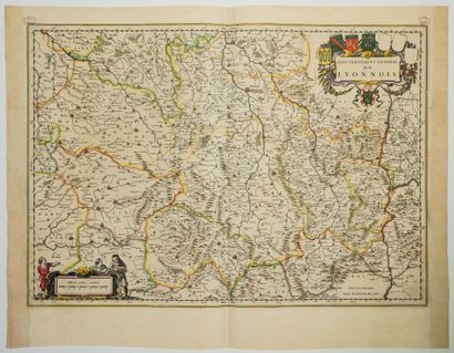 null 197 - Map XVIIth c. of LYONNAIS " General Government of Lyonnois." Amsterdam...