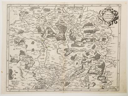 null 11 – « LORRAINE, vers Septentrion. » Daté de 1593 (circa 1620) (37,5 x 50 cm)...