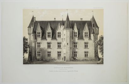 null 416 - INDRE ET LOIRE. « Château de MONTRÉSOR. (Façade sur la Cour) Reconstruit...