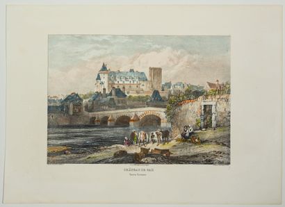 null 319 - PYRÉNÉES-ATLANTIQUES. PAU. « Château de PAU, Basses Pyrénées. » Litho....