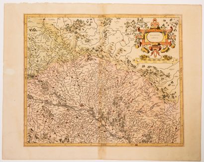 null 28 - ALSACE. Map XVII " ALSATIA inferior. (Region of Strasbourg...) (42,5 x...