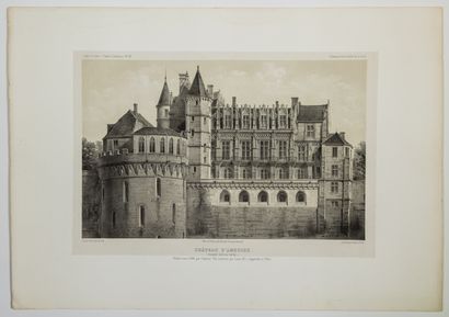 null 420 - INDRE-ET-LOIRE. "Castle of AMBOISE (Facade on the Loire) Rebuilt around...