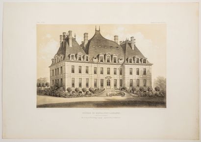 null 84 - CHER. Château de MONTALIVET-LAGRANGE (Canton de Sancerre), Bâti en 1612...