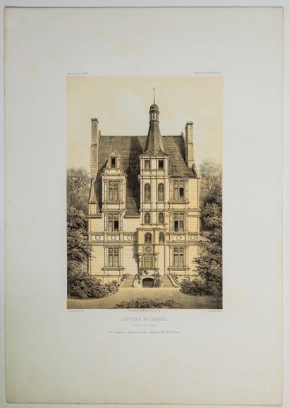 null 415 - INDRE ET LOIRE. « Château de SANSAC (Canton de Loches) Bâti en 129 par...