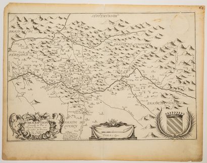 null 86 - CORRÈZE. Map XVII : " General description of the Country and Viscounty...