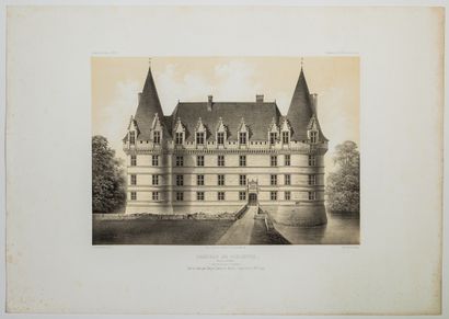 null 418 - INDRE ET LOIRE. « Château de L’ISLETTE, Canton d’Azay-le-Rideau (Façade...