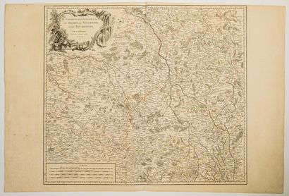 null 80 - Map: "General Government of BERRY, NIVERNOIS and BOURBONOIS, by Sr. Robert...