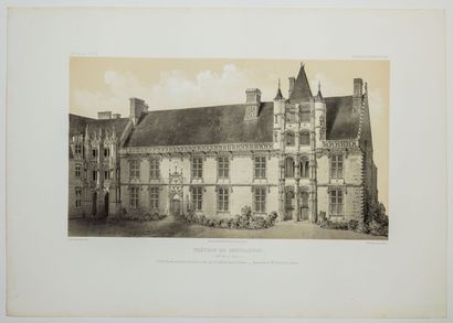 null 399 - EURE-ET-LOIR. "Castle of CHÂTEAUDUN (Side of the court). Large façade...