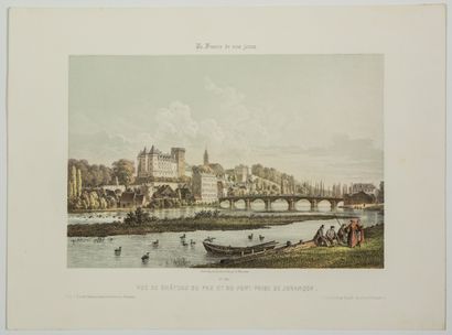 null 309 - PYRÉNÉES-ATLANTIQUES. PAU. « Vue du Château de PAU et du Pont prise de...