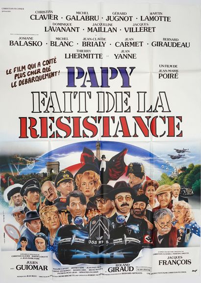 null GRANDPA DOES THE RESISTANCE, 1983

By Jean-Marie Poiré

By Martin Lamotte, Christian...