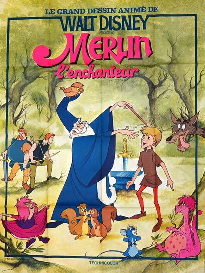 null MERLIN THE MAGICIAN, 1964

By Wolfgang Reitherman

By Bill Peet, T.H. White

With...