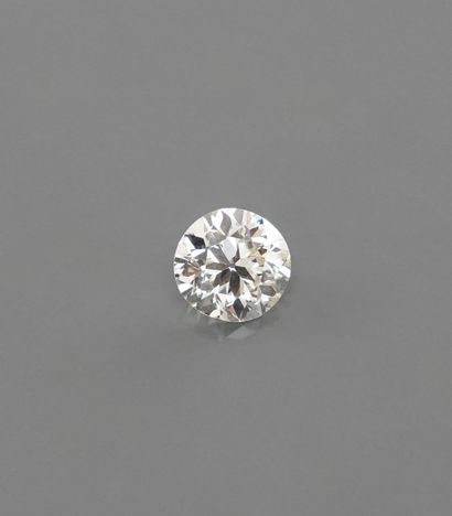 Diamond on paper old cut weighing 2.49 carats,...