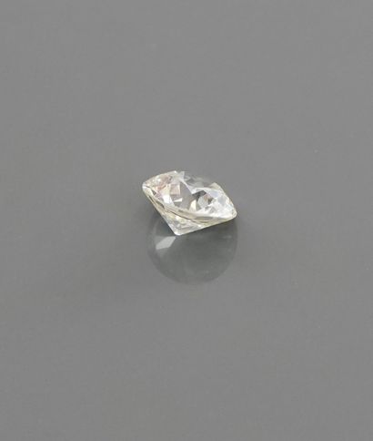 null Diamond on paper old cut weighing 2.49 carats, accompanied by its pre-certificate...