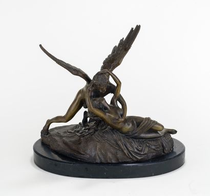 null After Antonio Canova (1757-1822)

Psyche and Love

Bronze with a shaded brown...