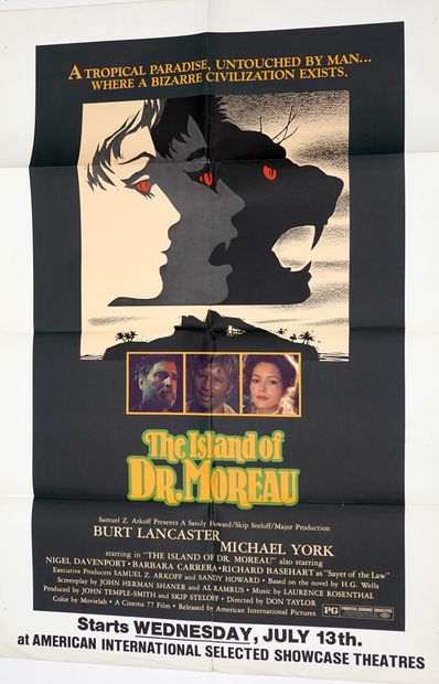 null THE ISLAND OF DR. MOREAU, 1977

By Don Taylor

By Al Ramrus, H.G. Wells

With...