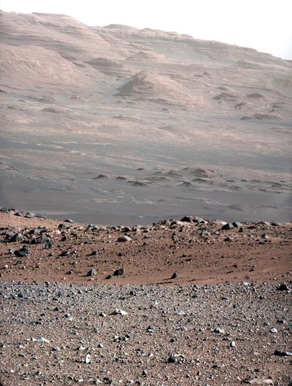 null NASA. Planète MARS. Mission CURIOSITY. Un superbe paysage martien révèle les...