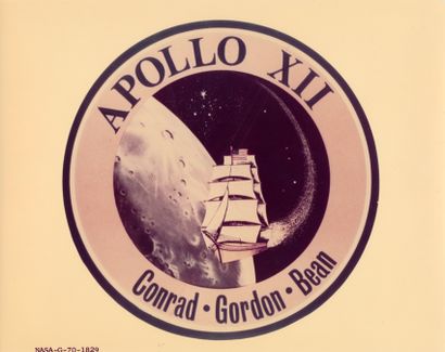 null Nasa. Insigne officiel de la mission Apollo 12, deuxième du programme Apollo....