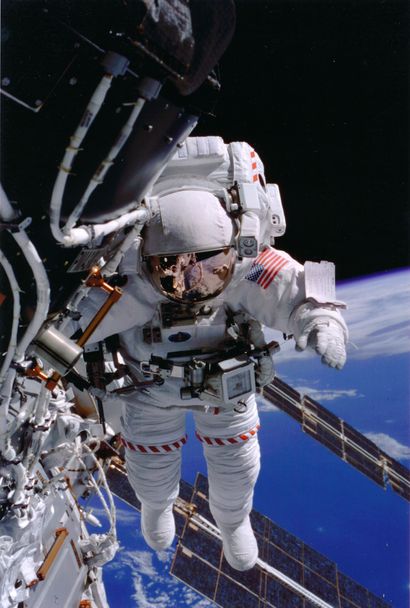 null Nasa. Mission de la navette spatiale STS-92 à bord de la station spatiale internationale...