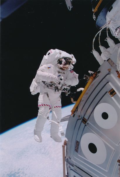 null Nasa. Mission de la navette spatiale (STS-92) à bord de la Station Spatiale...