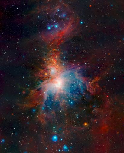 NASA 
NASA. ESPACE PROFOND. GRAND FORMAT. Vue à grand champ de la nébuleuse d’Orion...