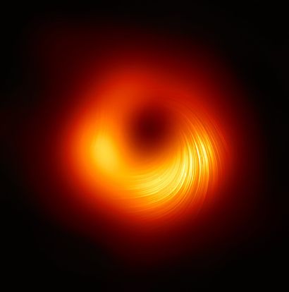 NASA NASA. Une vue du trou noir supermassif M87 en lumière polarisée. La collaboration...