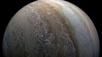 NASA NASA. Mission spatiale interplanétaire « JUNO ». Spectaculaire photographie...
