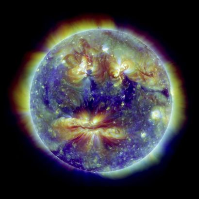 NASA NASA. GRAND FORMAT. Superbe photographie capturée du Soleil par la NASA de ce...