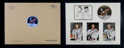 NASA Apollo XI : ensemble de 12 lithographies de la Nasa concernant la Mission Apollo...