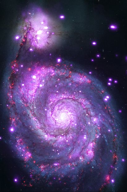 NASA NASA. GRAND FORMAT. La galaxie surnommée "Galaxie du Tourbillon" est une spectaculaire...